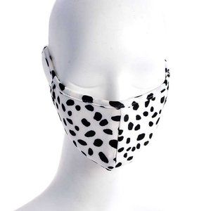 5 PCS -FASHION FABRIC FACE SPANDEX MASK - COW